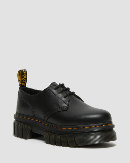Audrick Nappa Lux Leather Platform Shoes in Black